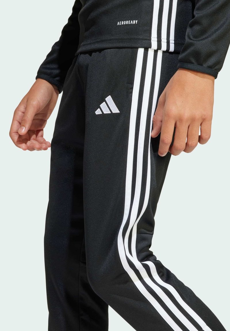 adidas Performance Tracksuit bottoms black white/black Zalando