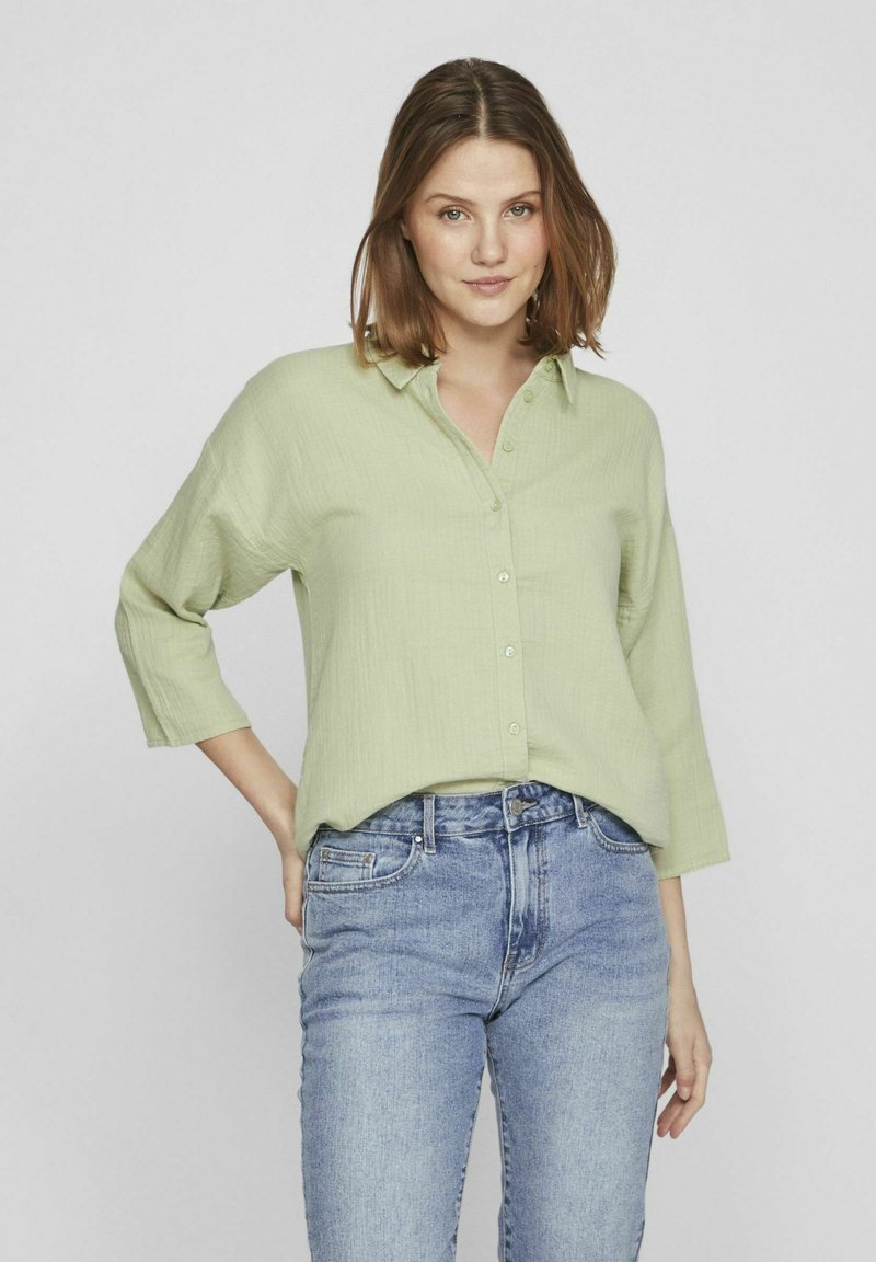 VILA Blusa - swamp