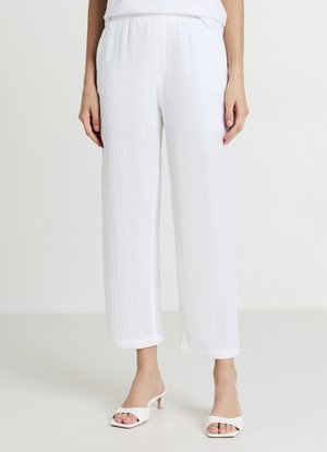 Calliope A CAROTA - Stoffhose - bianco ottico