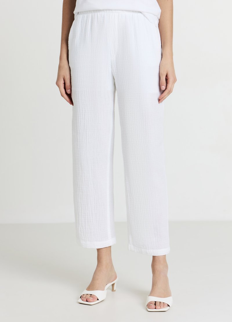 Calliope A CAROTA - Stoffhose - bianco ottico