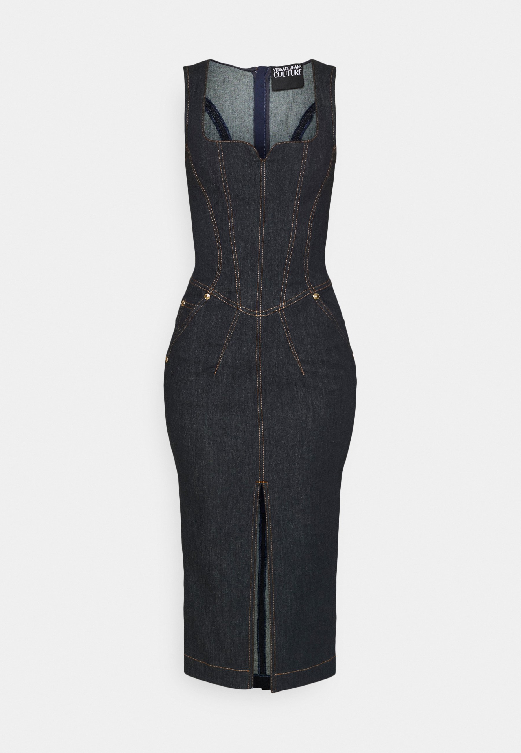 versace denim dress