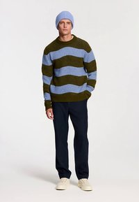 Shiwi Jumper - green blue wave