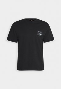 Jack & Jones JCOFILO  CREW NECK - Nyomott mintás póló - black