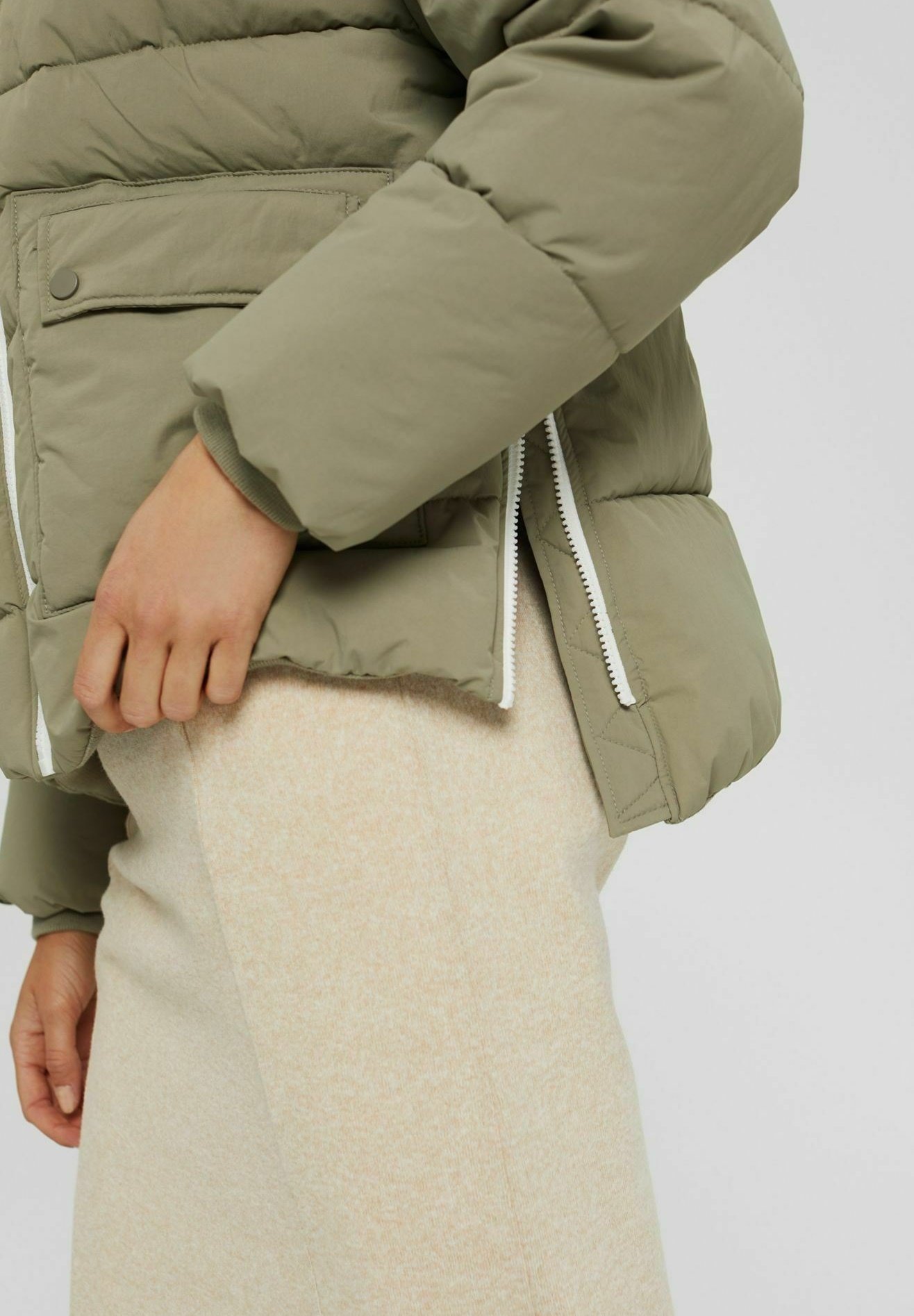 khaki huffer jacket