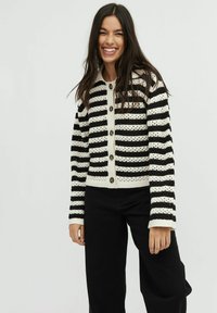 mbyM - LARYANNA-M - Cardigan - black sugar stripe Thumbnail Image 1