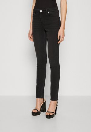 Pieces PCNUNNA - Prigludę džinsai - dark grey denim