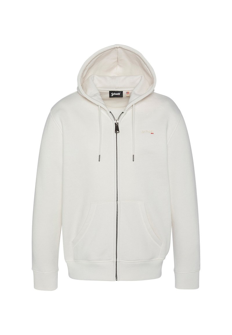Schott Sweatjakke - blanc cassé