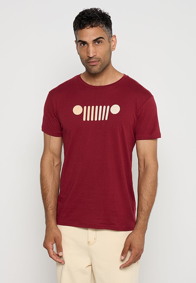 Jeep T-shirt print rood