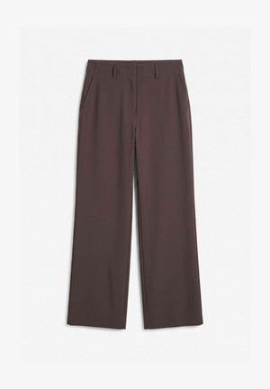 Vero Moda, VMBESTIE HW WIDE PANT NOOS - Pantalon classique - chocolate brown