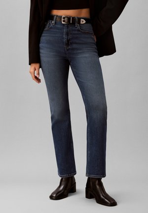Calvin Klein Jeans, HIGH RISE - Vaqueros bootcut - navy villa