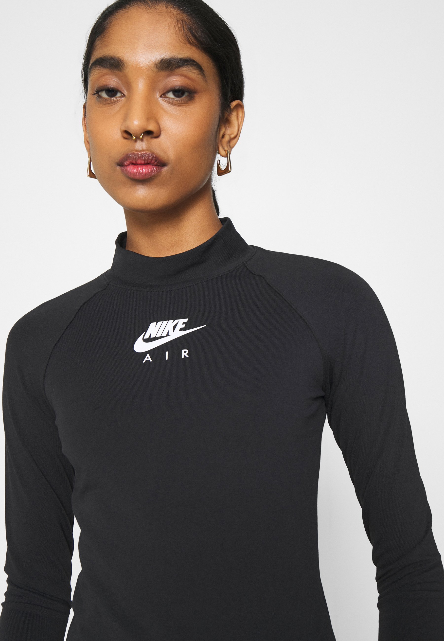 Nike Sportswear Camiseta de manga larga - black/white/negro - Zalando.es