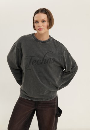 Long sleeved top - dark grey