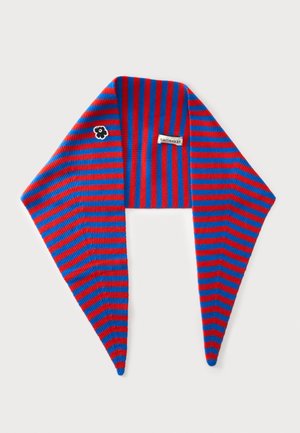 Marimekko, BANNERI TASARAITA KIOSKI - Шал - red/blue