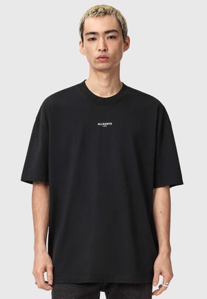 MIKRO CREW - T-shirt basic - washed black