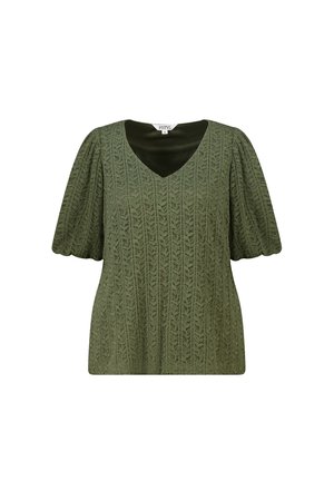 MS Mode, MS MODE TOP NOT TRANSLATED - Blouse - khaki