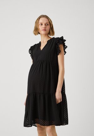 OLMEMMERY KNEE DRESS - Kasdienė suknelė - black