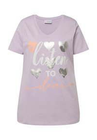 T-shirt print - pastel purple
