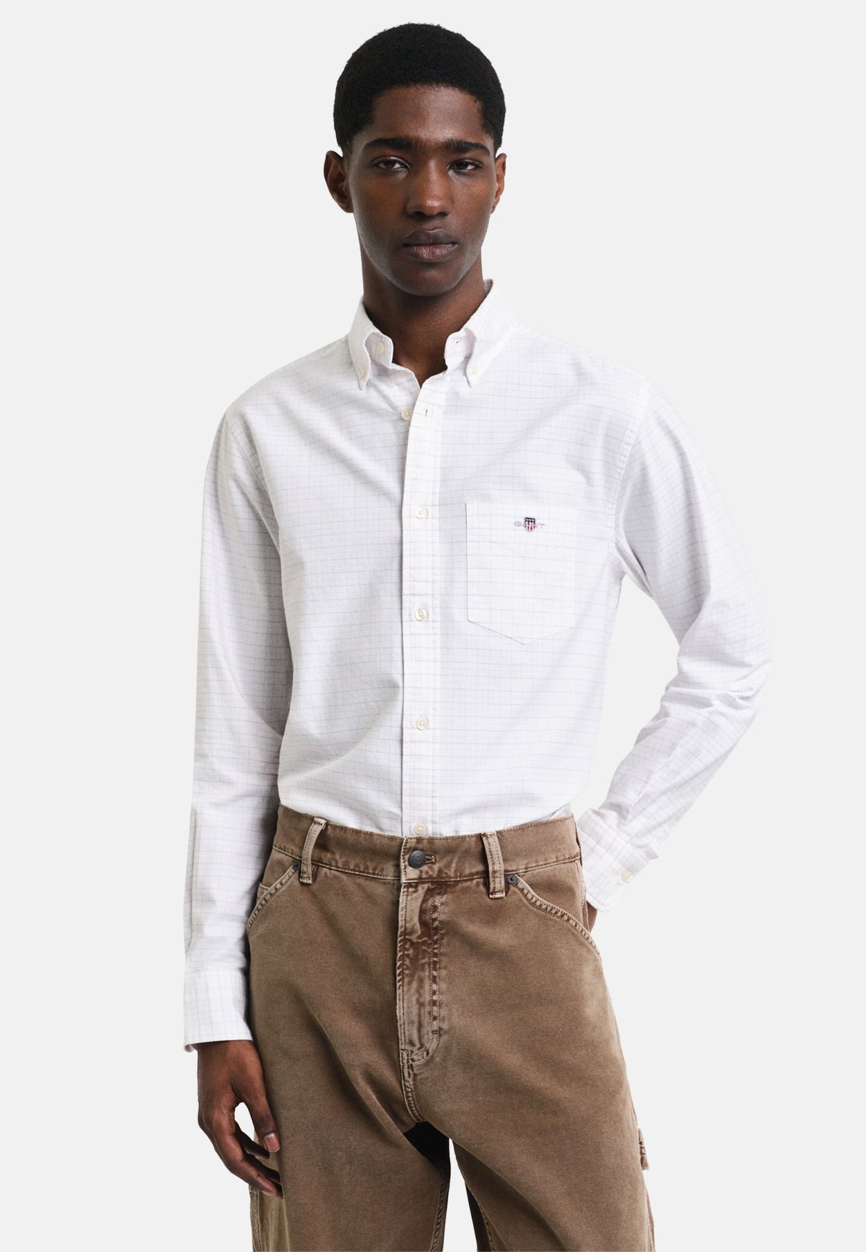 REGULAR FIT TATTERSALL OXFORD