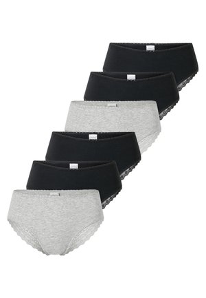 6ER PACK MODERN - Slip - schwarz grau