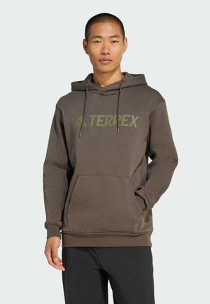 MT L LOGO - Hoodie - shadow olive