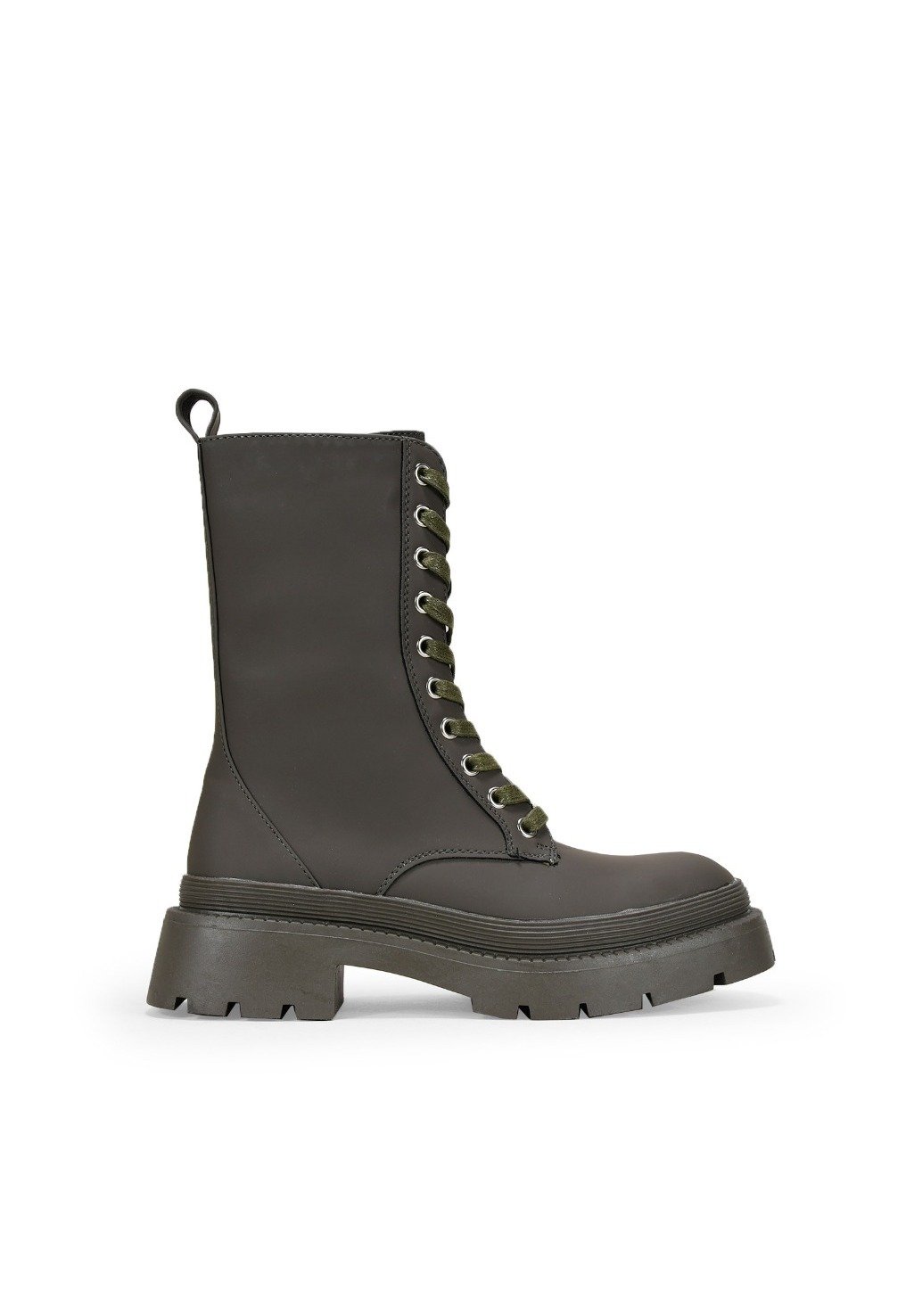 Bosanova ENGOMADAS CON CORDONES - Botas con cordones - verde - Zalando.es