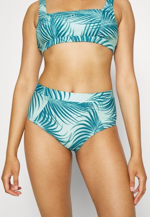 LASCANA PANTS HIGHWAIST COAL - Bikini bottoms - petrol