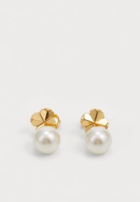 SPADE FLOWER PEARL DROP EARRINGS - Ohrringe - gold-coloured
