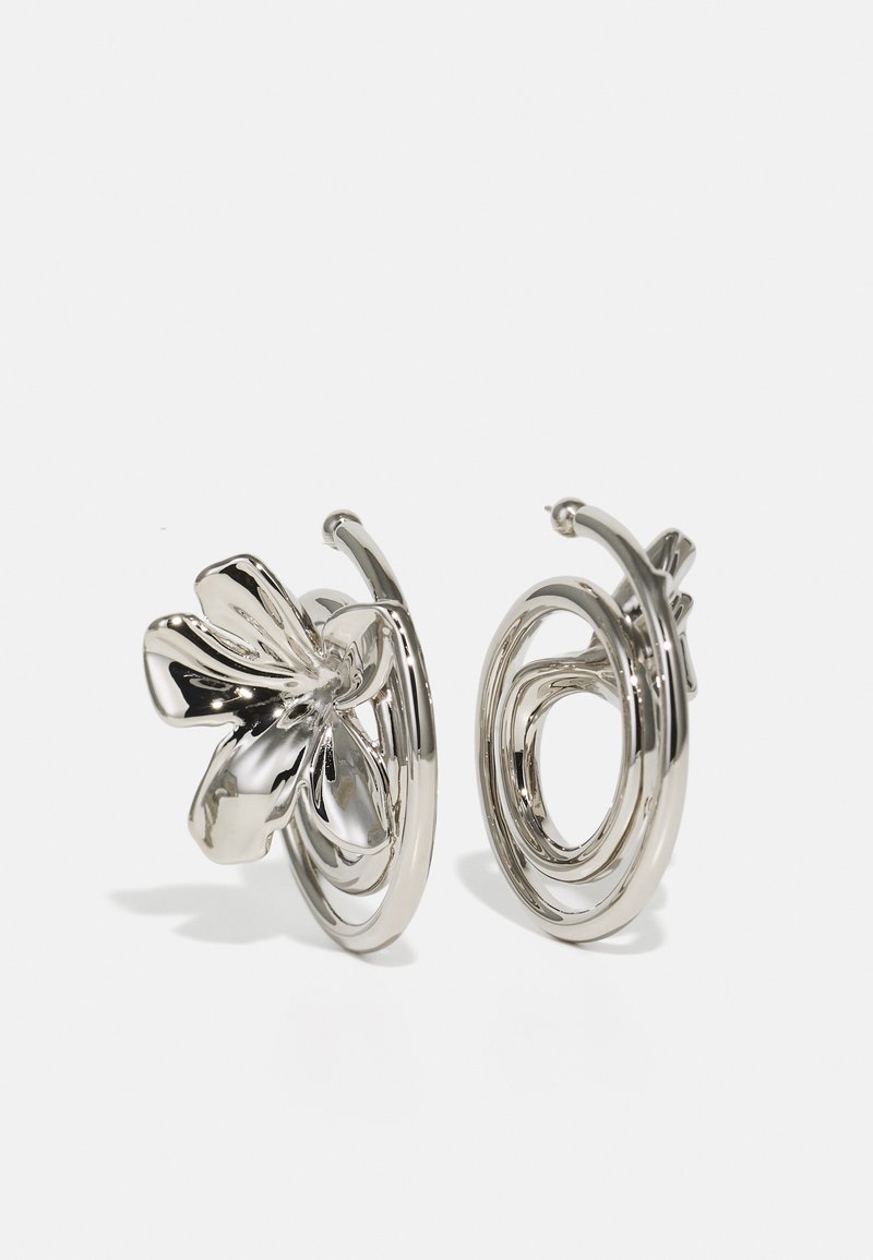 HUGO KREIT FLORAL TWIST  - Pendientes - silver-coloured