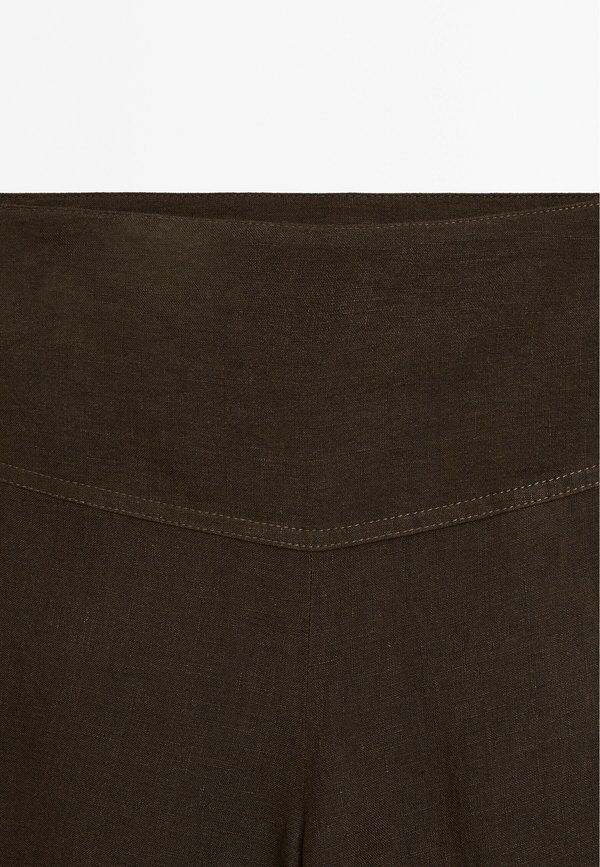 HIGH-WAIST WIDE - Trousers2