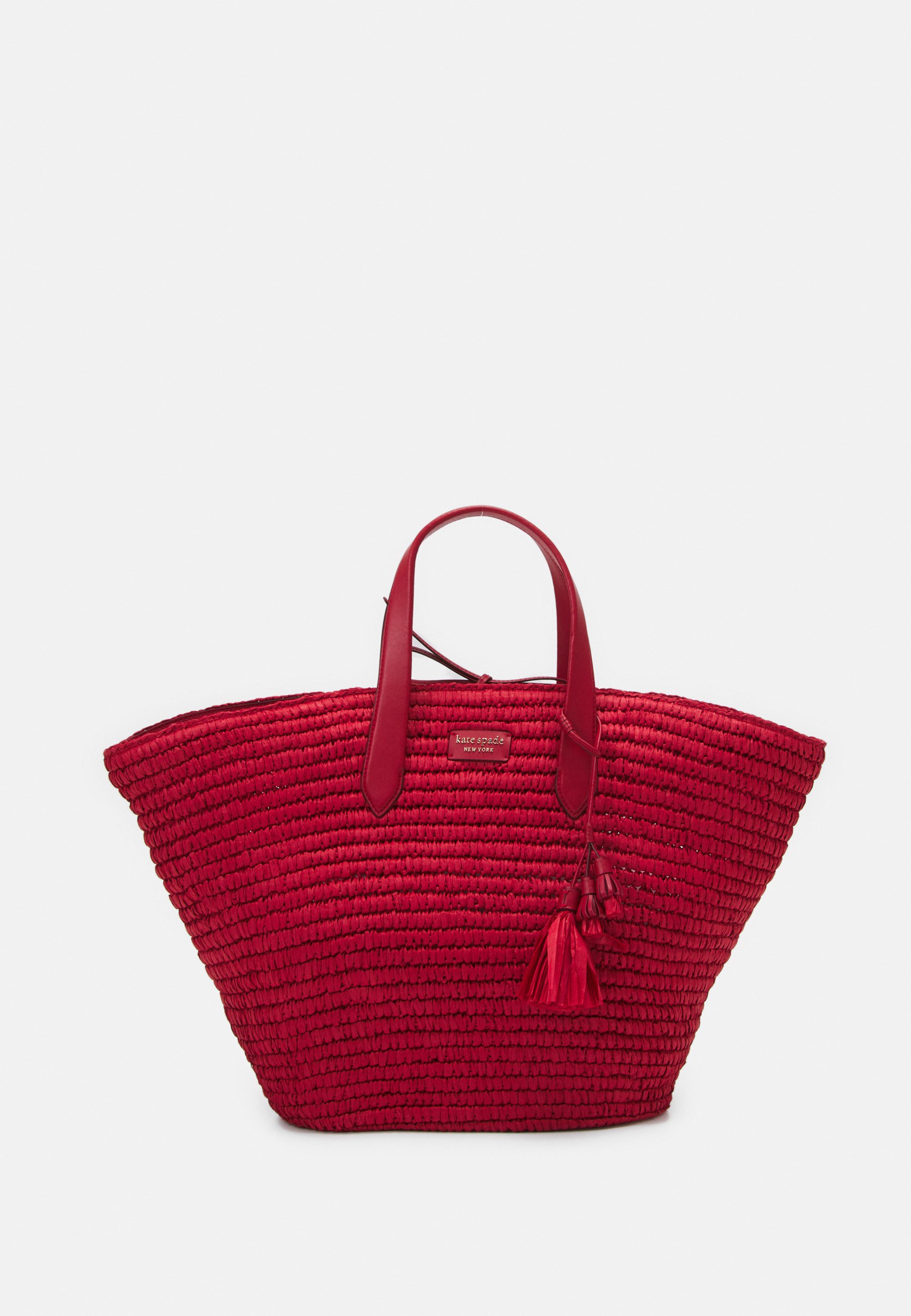 kate spade red tote bag