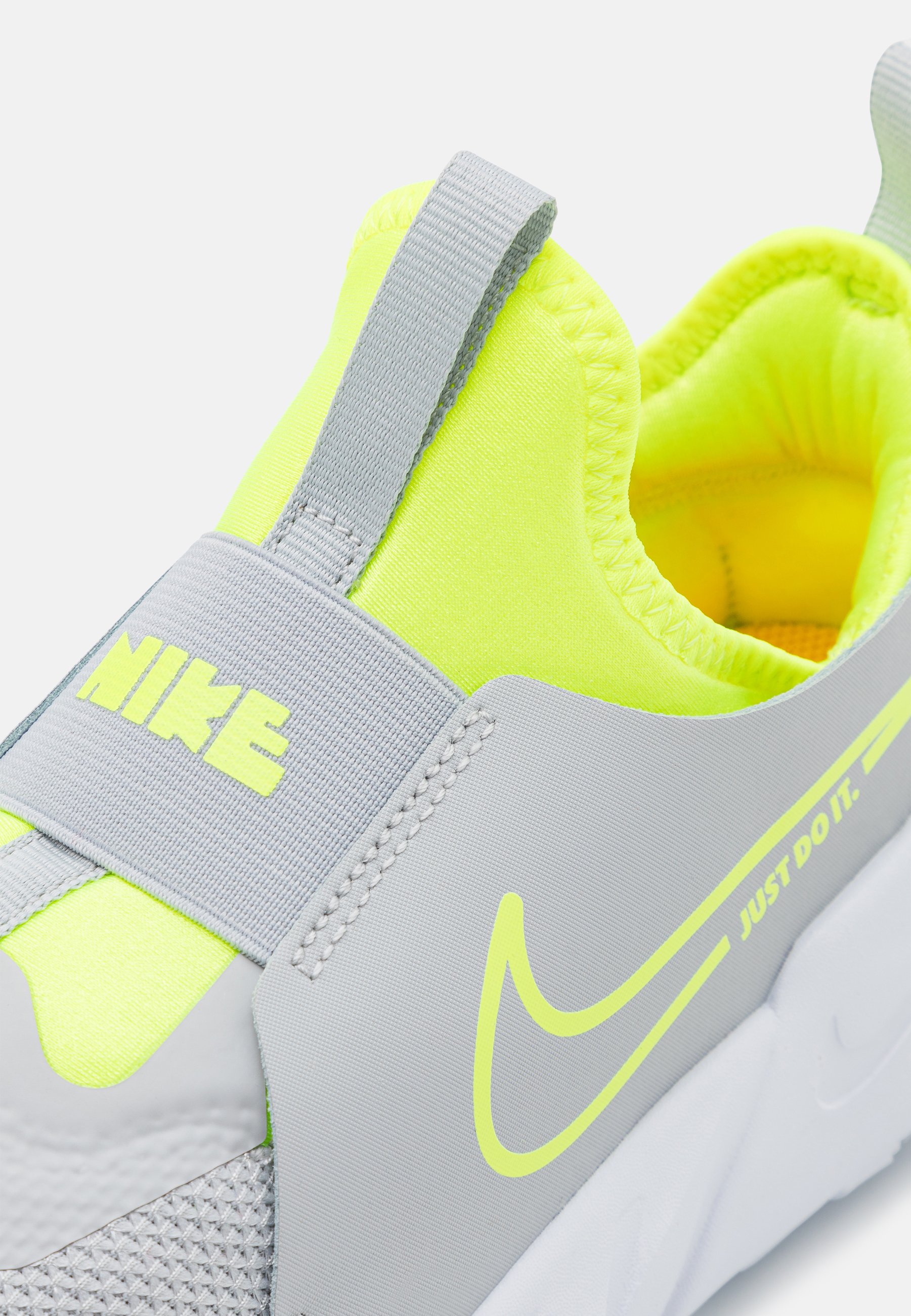 nike running shoes grey and yellow