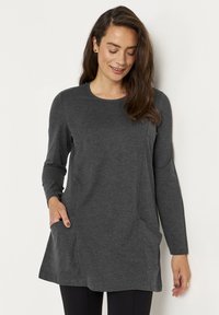 Cellbes of Sweden WITH POCKETS - Pitkähihainen paita - grey melange