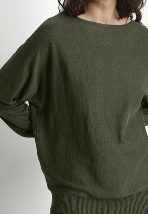 Pullover - mottled olive