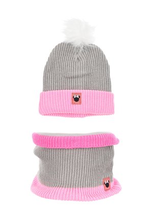 SET 2 TLG - Beanie - grau
