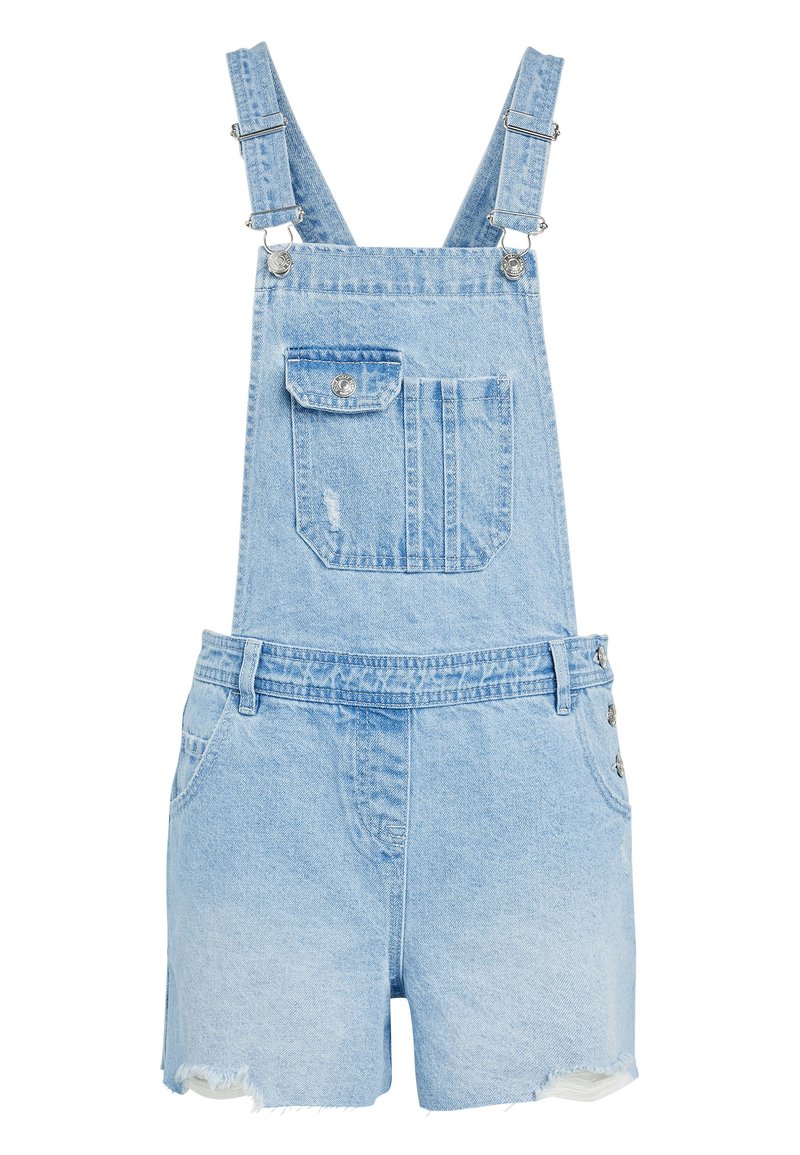 Next Tuinbroek blauw gemêleerd