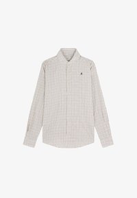 Valgt, burgundy check