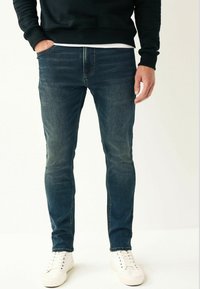 Next SUPER STRETCH COMFORT - Traperice ravnih nogavica - mid blue tint
