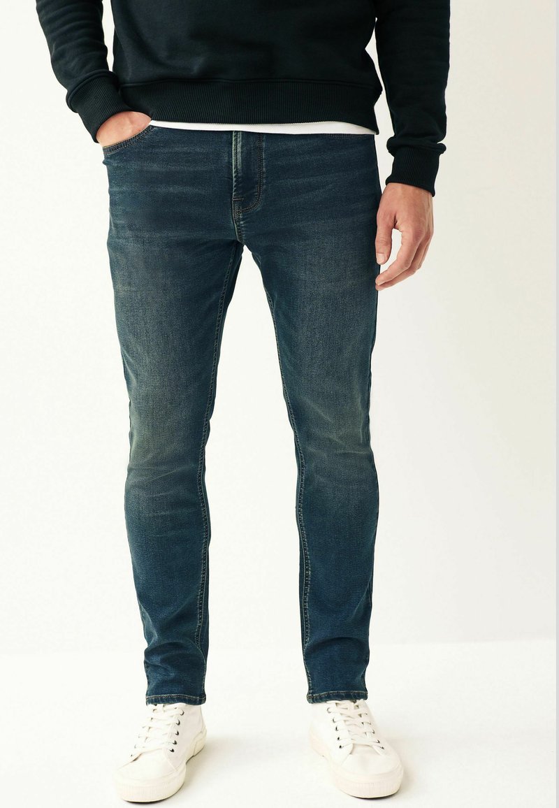Next SUPER STRETCH COMFORT - Traperice ravnih nogavica - mid blue tint