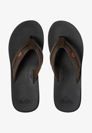 CARVER SQUISH - Sandaler m/ tåsplit - brown/black/brown