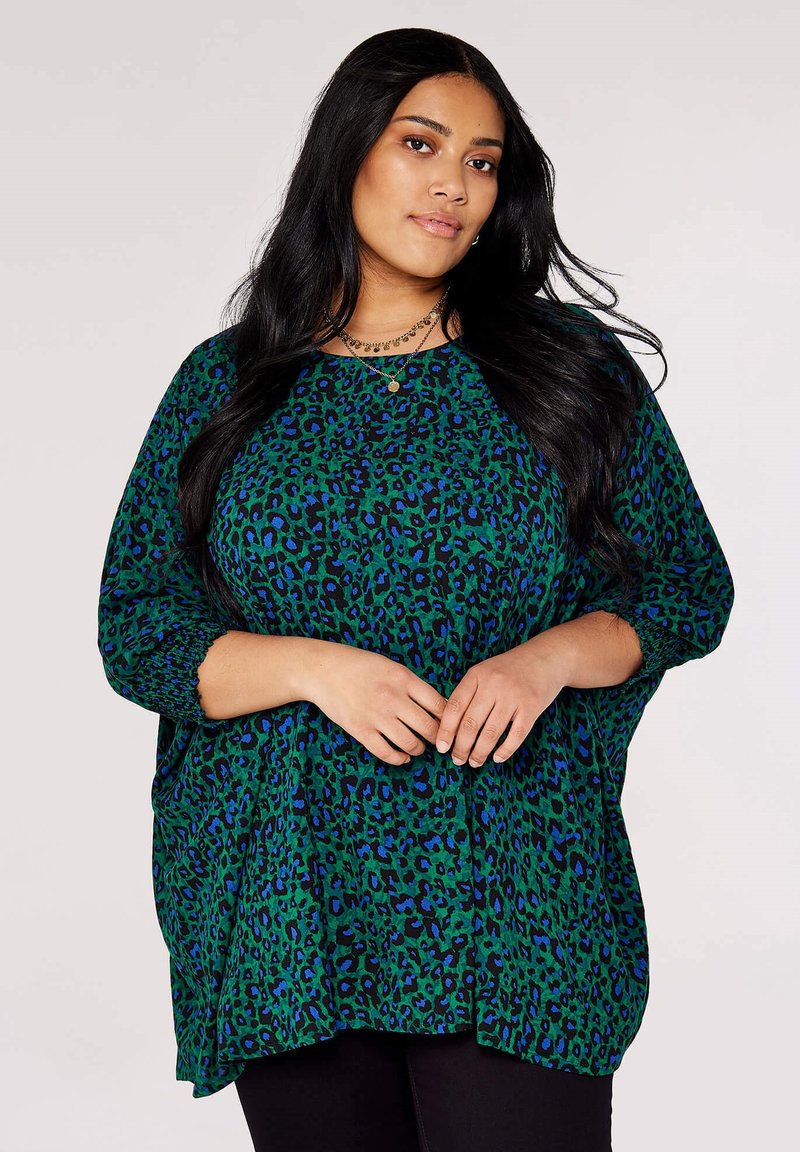 Apricot CURVE ANIMAL PRINT Blouse green/vert ZALANDO.FR