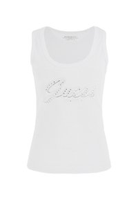 TANK LOGOSTICKEREI - Top - weiß