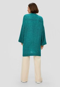 s.Oliver OVERSIZE - Strickjacke - türkis