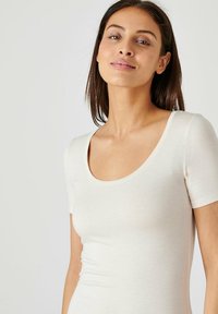 Damart MANCHES COURTES INVISIBLE THERMOLACTYL - T-shirt basic - sable