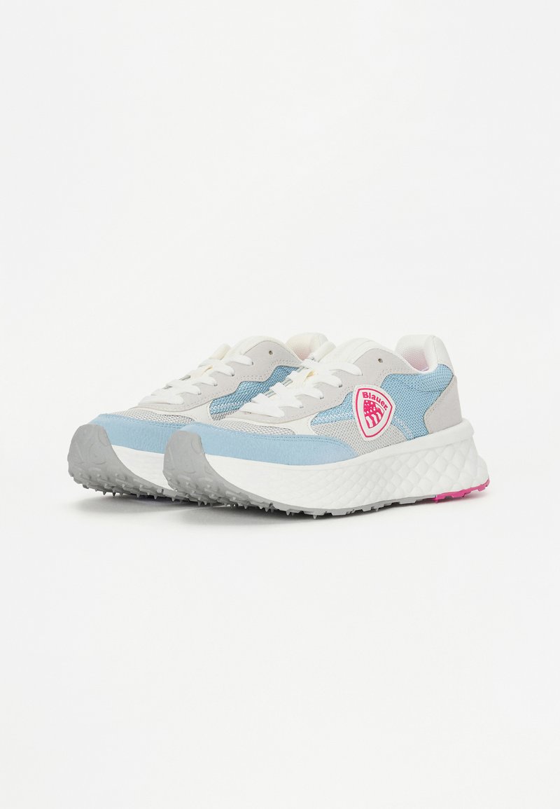 Blauer LYNN Sneaker low light blue/fuxia/hellblau