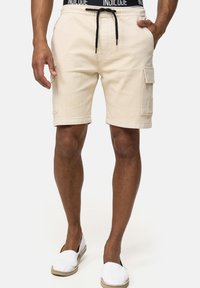 INDICODE JEANS - RUDI - Shorts - fog Miniatuurafbeelding 1