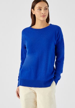 Damart PULL COL ROND EN PUR - Trui - bleu porcelaine