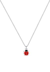 Elli LADYBUG - Halsband - silberfarben