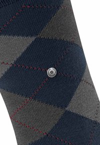 Burlington EDINBURGH - RAUTENMUSTER ARGYLE CLIP - Chaussettes - marine
