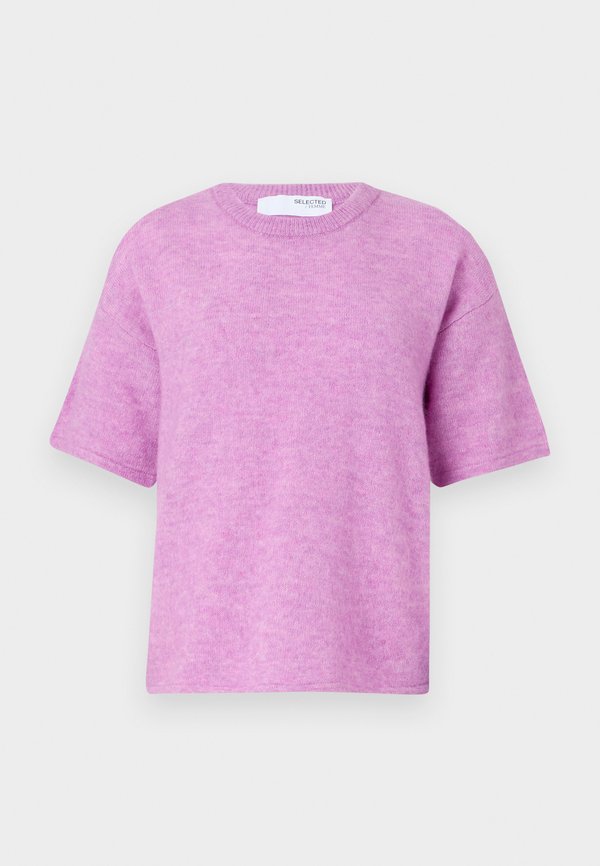 SLFMALINE LILIANA O NECK - Print T-shirt - first bloom3