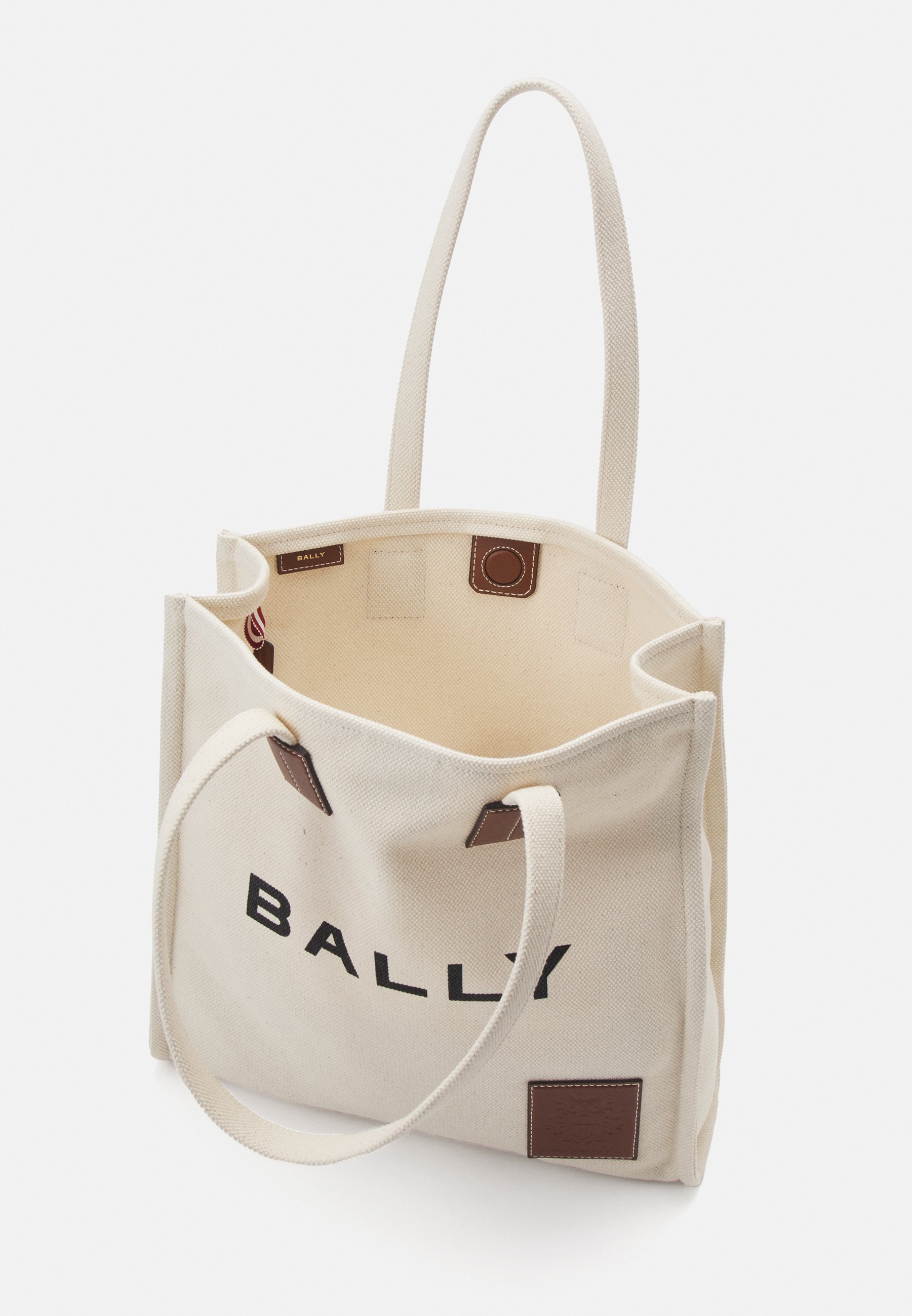 【送料&関税込】Bally Small Akelei Tote Bag Bally Mini Akelai Canvas Tote Bag | Neutrals | FARFETCH